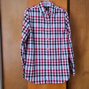 Mens Banana Republic Grant Fit LS Non Iron Shirt Medium Button Down